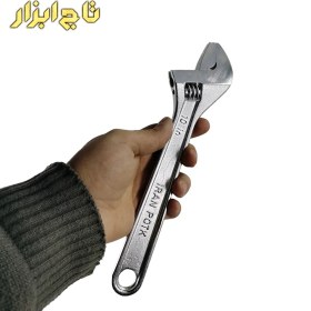 تصویر آچار فرانسه ایران پتک مدل EA1010 سایز 10 اینچ ا Iran Potk Adjustable Wrench Iran Potk Adjustable Wrench