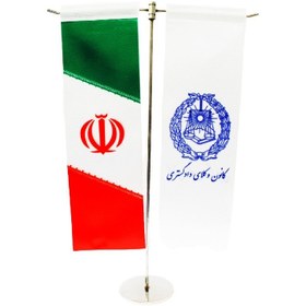 تصویر پرچم رومیزی T کانون وکلا و ایران 