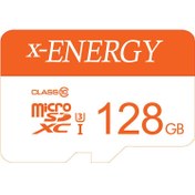 تصویر کارت حافظه microSDXC ایکس انرژی کلاس 10 استاندارد U3 سرعت 80MBps ظرفیت 128 گیگابایت ا X-Energy U3 Class 10 80MBps microSDXC With Adapter 128GB X-Energy U3 Class 10 80MBps microSDXC With Adapter 128GB