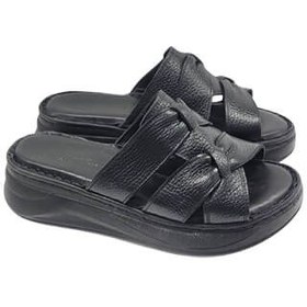 تصویر دمپایی طبی درمانی تمام چرم طبیعی کد 543 