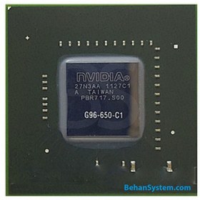 تصویر چیپ گرافیک لپ تاپ مدل NVIDIA GeForce G96-650-C1 