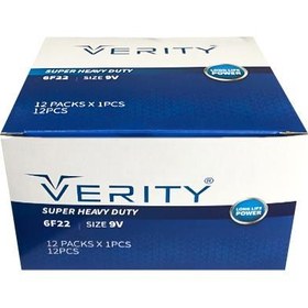 تصویر باتری کتابی VERITY مدل 6F22 