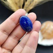 تصویر نگین لاجورد افغان اصل معدنی کد 9271 