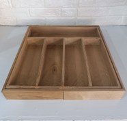 تصویر جاقاشقی چوبی کشویی 