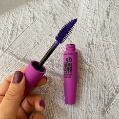 تصویر ریمل رنگی برتینار بیوتی بنفش مدل 8D Curl Long 