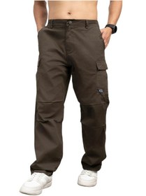 تصویر شلوار تیره زیتونی مردانه برند hubberholme Men Dark Olive Trousers