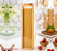 تصویر جای ماکارونی چوب و شیشه 