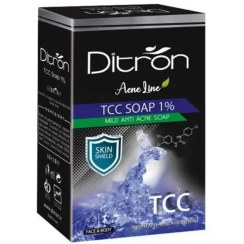 تصویر صابون آنتی آکنه دیترون (Ditron) سری Health مدل TCC وزن 110 گرم 