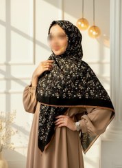 تصویر روسری زنانه سوپرنخ میس رز قواره ۱۴۰ 