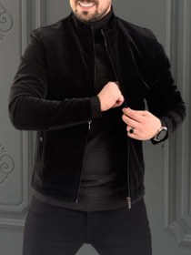 تصویر کت چرم 120504 AKOMOD مشکی 