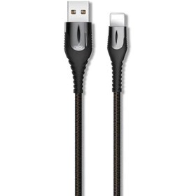 تصویر کابل شارژ سریع یواس‌بی به لایتنینگ یک‌متری ایکس‌او XO NB138 Lightning Cable 