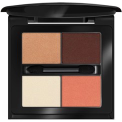 تصویر سایه چشم 4 رنگ 12 گرم کد 12 مدل Cozy Autumn این لی 4-color eye shadow INLAY Code 12, Cozy Autumn model