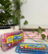 تصویر پاستل 12 رنگ طلقی 