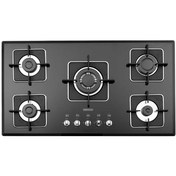 تصویر اجاق گاز صفحه ای استیل البرز مدل G5960 i Steel Alborz Glass Hob