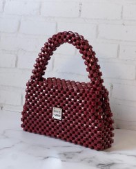 تصویر کیف کریستالی دستی Pearl bag