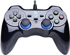 تصویر گیم پد کنترلر بازی با سیم USB ZD-V+ برای رایانه شخصی/لپ تاپ (Windows XP/7/8/10) و PS3 و Android و Steam - [مشکی] 