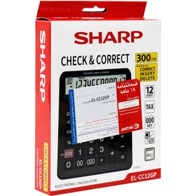 تصویر ماشین حساب شارپ مدل EL-CC12GP ا Sharp EL-CC12GP Desktop Calculator Sharp EL-CC12GP Desktop Calculator