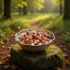 تصویر فندق شور ۱۵۰ گرمی تازه و باکیفیت 