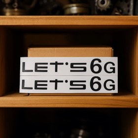 تصویر برچسب سوزوکی لتس 6 دو تیکه barchasb lets6