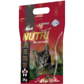 تصویر غذا خشک گربه بالغ 2 کیلویی نوتری ا nutri dry food adult cat nutri dry food adult cat