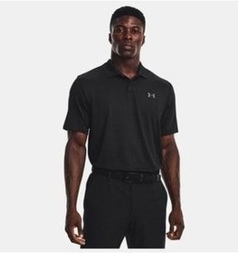 تصویر تی شرت مشکی مردانه لباس عملکرد Ua 30 Polo 1377374 001 آندرامور Under Armour 