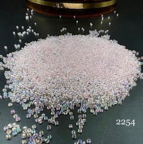 تصویر منجوق FGB سایز 11 صورتی 7رنگ شیشه ای 2254 