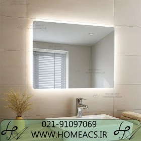 تصویر آینه دستشویی مدل R120 