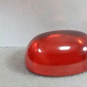 تصویر لعل هندی قرمز سنتاتیک سایز درشت 