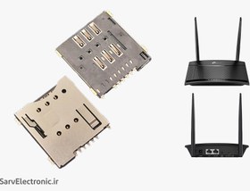 تصویر سوکت سیمکارت MR100 (میکرو سیمکارت) 