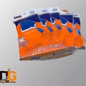 تصویر دستکش یکبار مصرف نایلونی آجدار برند کیمیا-Disposable Gloves Kimia 