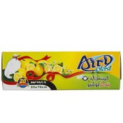 تصویر کیسه زباله بند دار متوسط لیمویی 20 عددی آیری پلاست Airi Plast Medium Garbage Bag