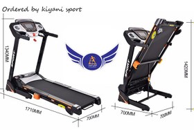 تصویر تردمیل تایوانی مدل 6068D Taiwan treadmill model 6068D