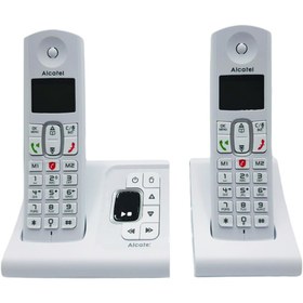 تصویر تلفن بی سیم آلکاتل مدل F685 Voice Duo آلکاتل مدل f685 سفید