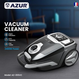 خرید و قیمت جاروبرقی مشکی آزور مدل AZ-355 | ترب