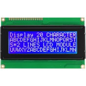 تصویر LCD کاراکتری 4x20 با بک لایت آبی 