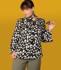 تصویر ست شومیز و شلوار مجلسی زیتون 