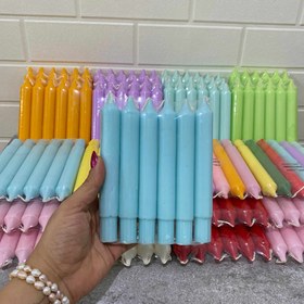 تصویر شمع کلیسایی ۱۲ عددی رنگی 