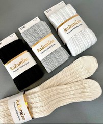 تصویر جوراب شلواری گندمی ضخیم کد ۳۰۳۶ 