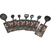 تصویر سرویس کفگیر ملاقه 7 پارچه کوچک سیلیکونی شنگیا 