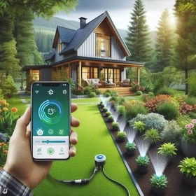 تصویر کنترل آبیاری هوشمند tuya 