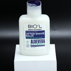 تصویر افتر شیو حاوی عصاره آلوئه ورا مناسب پوست حساس حجم 110 میلی لیتر بیول Biol Aloevera After Shave For Sensitive Skin 110 ml