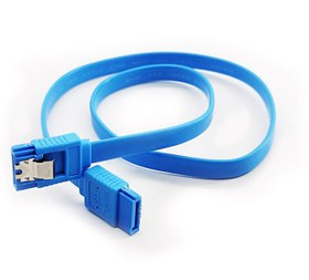 تصویر کابل هارد SATA III آبی رنگ SATA Blue Color III Hard Cable