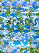 تصویر سقف کاذب طلق آسمان مجازی 