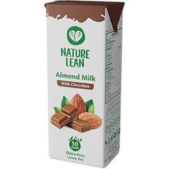 تصویر شیر بادام کاکائویی نیچرلین حجم ۲۰۰ میلی لیتر 