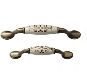 تصویر دستگیره سرامیکی زیتونی - ۱۲۸ 