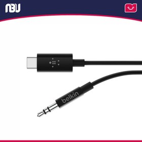 تصویر کابل تبدیل USB-C به AUX بلکین مدل F7U079bt03 