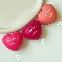 تصویر رژلب و رژگونه پد دار قلبی موکالر 