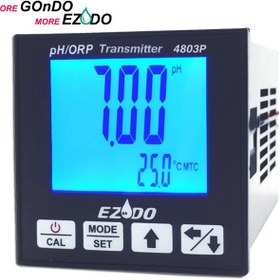 تصویر ترانسمیتر PH، PH متر آنلاین مدل EZDO-4803P ساخت کمپانی Ezdo تایوان 