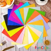 تصویر لوازم تم دستمال سفره ۲۰ عددی (دارای رنگبندی:سفید-مشکی-قرمز) 