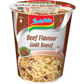 تصویر نودل ليوانی اندومی گوشت 60 گرم INDOMIE مدل Beef Flavour Indomie Cup Noodles Beef Flavor 60gr